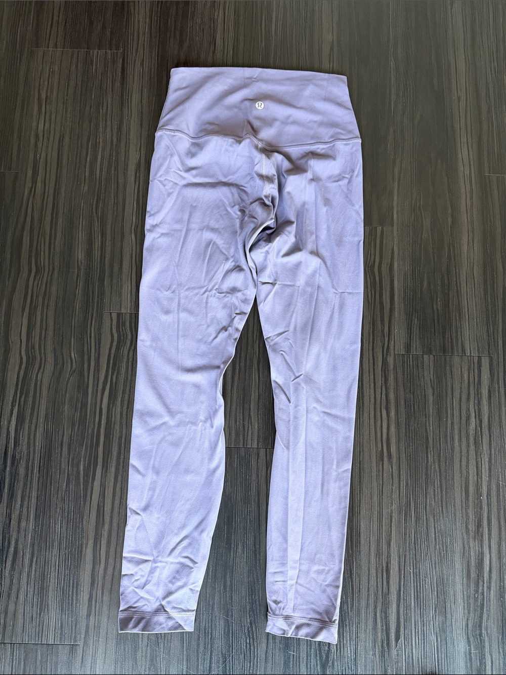 Never worn just wrinkled lululemon Lilac High-Waist Leggings